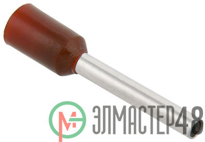 Наконечник-гильза изол. Е1012 1кв.мм (уп.100шт) ИЭК UGN10-001-03-12
