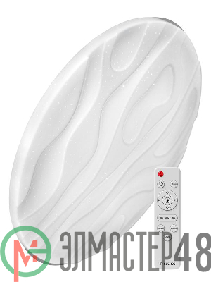 Светильник светодиодный PREMIUM WAVE 55Вт 230В 3000-6500К 4400лм IP40 400х75мм управляемый настенно-потолоч. КОСМОС KSWave55W