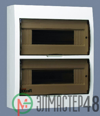 Корпус пластиковый навес. 24мод. IP41 ЩРН-П-24 SchE 31013DEK