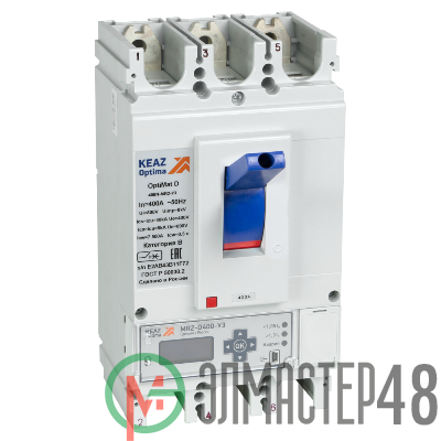 Выключатель автоматический 630А 40кА OptiMat D630N MR2 У3 КЭАЗ 144413