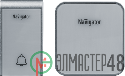 Звонок электрический NDB-D-AC06-1V1-WН NAVIGATOR 80509