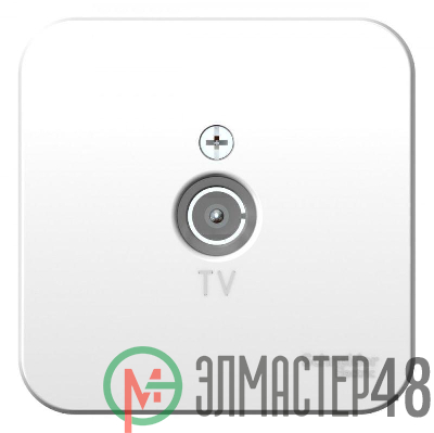 Коннектор TV ОП BLANCA изол. пласт. бел. SchE BLNTA000011
