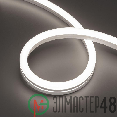 Лента светодиодная MOONLIGHT-SIDE-A140-12x24mm 24V Day 5000К 9.6Вт/м IP68 wire x2 прямой вывод кабеля герметичная (уп.5м) Arlight 042800