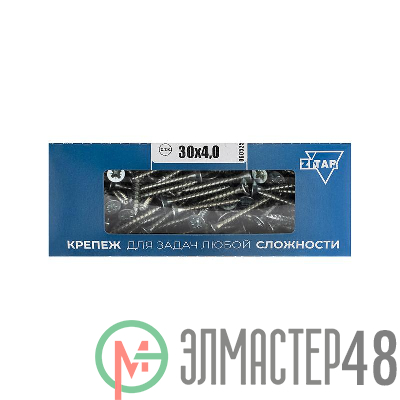 Саморез универсальный 30х4.0мм оцинк. (уп.200шт) Tech-Krep/Zitar 102180