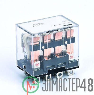 Реле промежуточное ПР-102 10А 230В AC 4 конт. с LED-индикацией DEKraft 23949DEK