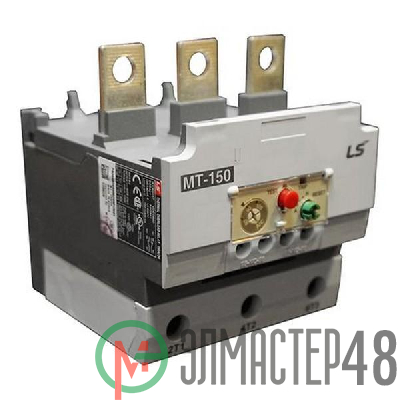 Реле защиты от перегрузки Metasol MT-150/3H 93А 80~105А SCREW LS Electric 1375001200
