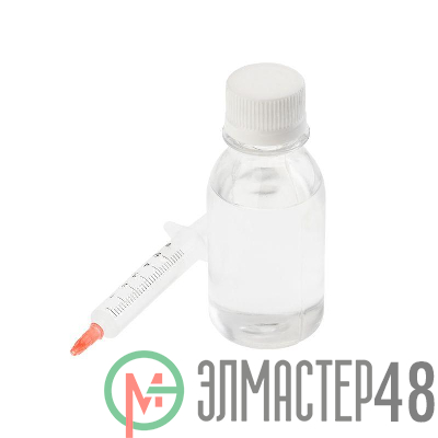 Компаунд силиконовый прозрачный ПК-68 (двухкомпонентный) 100гр Rexant 09-3985
