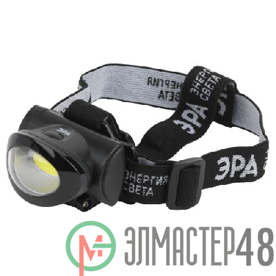 Фонарь GB-601 налобный 5Вт COB 3хААА 3 режима блист. ЭРА Б0027818