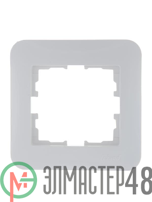 Рамка 1-м KARINA LIFE горизонт. бел. LEZARD 708-0200-146
