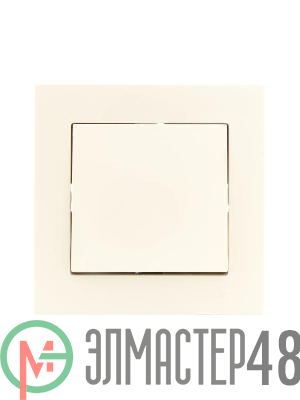 Рамка 1-местн. горизонт. VESNA кремов. LEZARD 742-0300-146