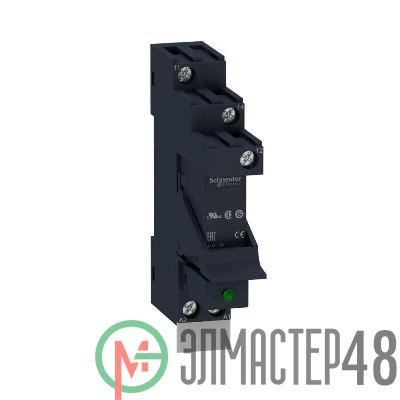 Комплект ZELIO реле/колодка/скоба/маркировка/вар. 12А 230В SchE RSB1A120P7PV
