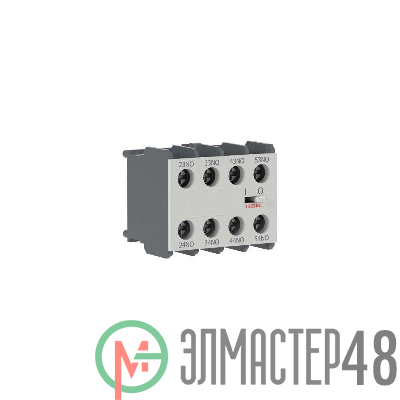 Контакт дополнительный фронтальный для миниконтакторов DMC 1НО+3НЗ YON DMCFA13