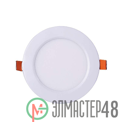 Светильник светодиодный ультратонкий встраив. PPL-R 6Вт 4000К IP40 WH d120мм круглый Jazzway 5008465A