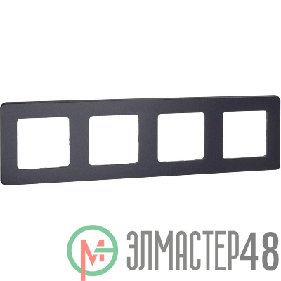 Рамка 4-м Inspiria антрацит Leg 673963