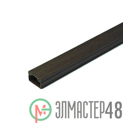 Кабель-канал 15х10 L2000 пластик с двойным замком венге УралПак КК-4815010-200