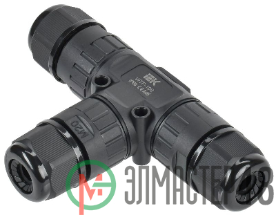Коннектор кабельный герметичный WTP-106 3 PIN IP68 IEK UWC10-T-016-3-68