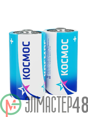 Элемент питания солевой S R20S (уп.2шт) Космос KOCR20