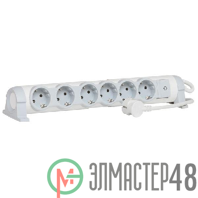Удлинитель 6х3м с заземл. 16А IP20 "Комфорт" Leg 694637