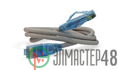 Патч-корд U/UTP кат.6 LSZH 1м PC-LPM-UTP-RJ45-RJ45-C6-1M-LSZH-GY сер. Hyperline 42236