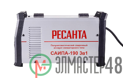 Инвертор сварочный полуавтомат. САИПА-190 3в1 (MIG/MAG) Ресанта 65/182