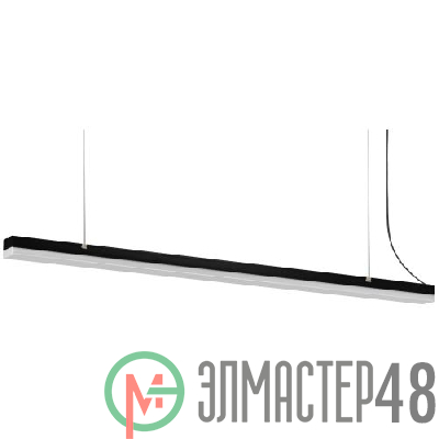 Светильник светодиодный SML-12-WB-40K-В60 60Вт 4000К 5400лм 70х1488х55мм подвесной линейный черн. Эра Б0061019
