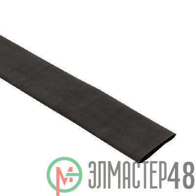 Трубка термоусадочная ТУТк с клеевым слоем нг 50/17 черн. 1м (уп.10м) PROxima EKF tut-k50-b