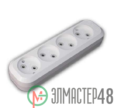Колодка удлинителя 4-м без заземл. Makel MGP 141