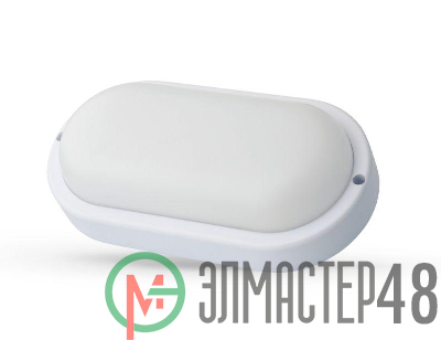 Светильник светодиодный ЖКХ 12Вт 6500К IP65 220В влагозащ. овал LBF-0902 C01 Ultraflash 15349