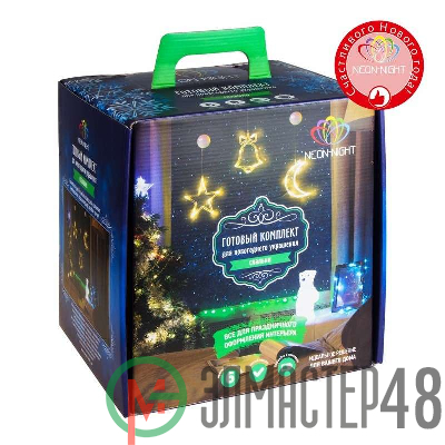 Набор "Спальня" цвет гирлянд роз. Neon-Night 500-037