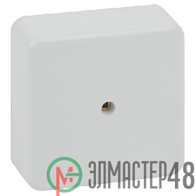 Коробка распаячная 75х75х28мм без клеммы IP40 бел. BS-W-75-75-28 Эра Б0058704