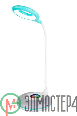 Светильник светодиодный UF-752 C13 6Вт RGB настольный 3 уровня яркости голуб. Ultraflash 14490