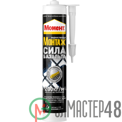 Клей монтажный Сила Базальта 400г Момент Б0062072