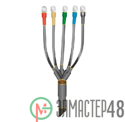 Муфта кабельная концевая универс. 1кВ 1ПКВ(Н)ТпНнг-LS-5х(35-50) с болтовыми наконечниками Нева-Транс Комплект 22040110
