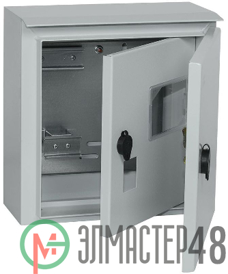 Корпус щита учета под 1-ф счет. ЩУ-1/1-1 У1 IP54 ИЭК MKM51-N-04-54