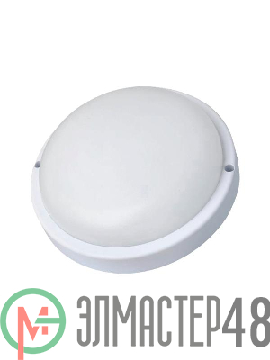 Светильник ДПО 20Вт 4000К IP65 230В круг ЖКХ настенно-потолочный КОСМОС KOC_DPO20WR1.4K