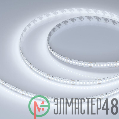 Лента светодиодная UL-A200-10mm 24V White 6000К 20Вт/м IP20 2835 высок. эффект. 150лм/Вт (уп.5м) Arlight 037227