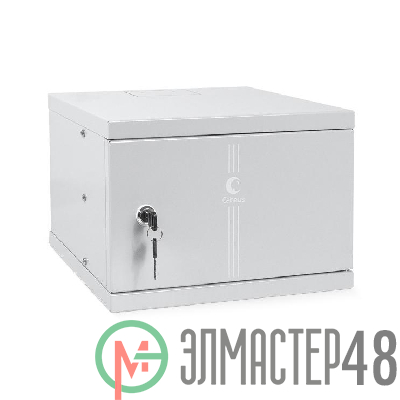 Шкаф телекоммуникационный настенный WSC-4Um 10дюйм 4U 326х300х225мм дверь метал. Cabeus 7789c