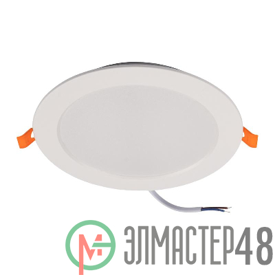 Светильник светодиодный встраиваемый PLED DL6 15Вт 4000К WH Downlight IP40 Jazzway 5036345