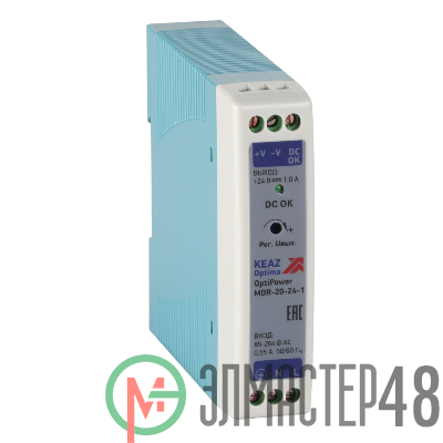 Блок питания OptiPower MDR-20-24-1 КЭАЗ 284539