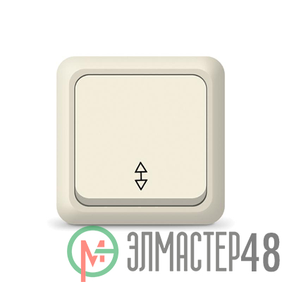 Выключатель проходной 1-кл. ОП Олимп 10А IP20 беж. Universal Б-О0025