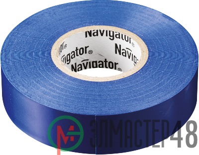 Изолента ПВХ 15мм (рул.10м) син. NIT-B15-10/B Navigator 71233