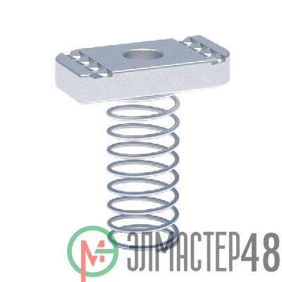 Гайка STRUT (канальная) М6 с длинной пружиной EKF stgdpM6