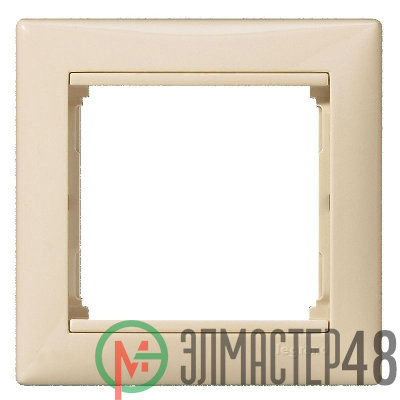 Рамка 1-м Valena горизонт. сл. кость (DIY-упак.) Leg 695631