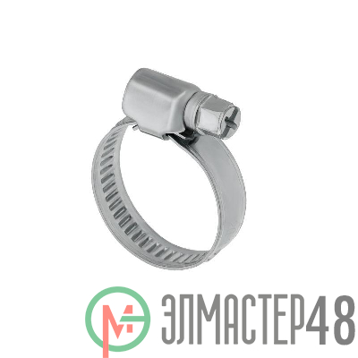 Хомут стальной червячный 20-32 (Россия) Rexant 07-0620
