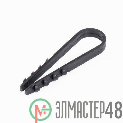 Дюбель-хомут ДХ 11-18 нейлон черн. (уп.100шт) Fortisflex 59565