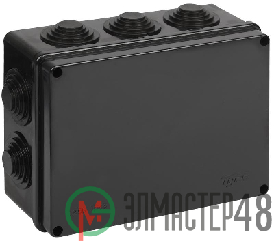 Коробка Тусо распаячная для ОП 200х140х75мм УХЛ1 черн. Ruvinil 67055Ч