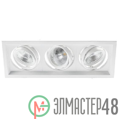 Светильник светодиодный встраив. SKD-13-36-40K-W09 3х9Вт 2430Лм 4000К 320х130х100 ЭРА Б0049759