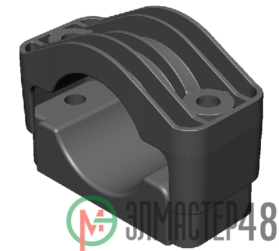 Крепление одиночное кабельное d40-60мм EKF scc4060