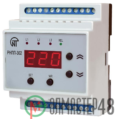Реле напряжения РНПП-302 3ф НовАтек-Электро 3425600302