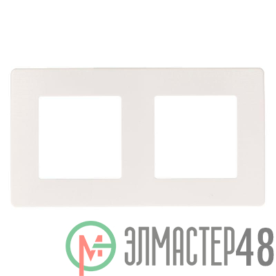 Рамка 2-м 12-5102-01 сатин бел. Эра Б0052509
